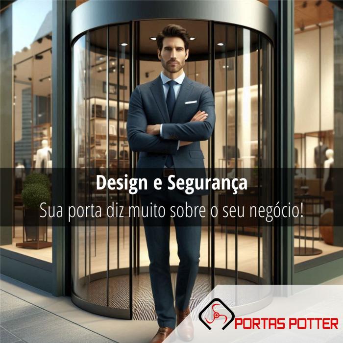 Do Design a Segurança: Como as Portas de Acesso Moldam a Primeira Impressão do Seu Negócio