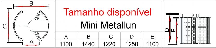 Torniquete Mini Metallun 